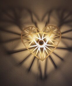Schaduw lamp Hart