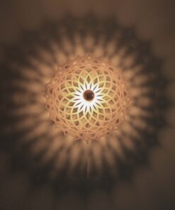 Schaduw lamp Lotus met buitenring