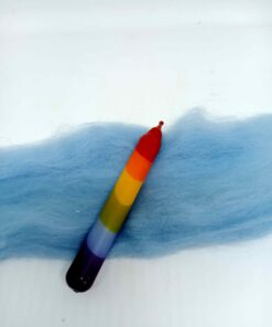 verjaardagskaarsje regenboog