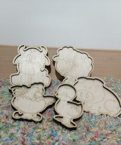 Boerderijdieren vulvormen
