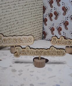 Steker Seizoenen (Nederlands, Engels, Duits)