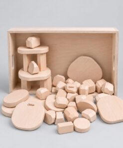 Kleine-Klassenset, 40 Stekkels in houten kist (de ideale set voor kleinere groepen)